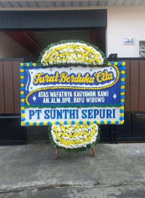Papan Bunga Duka di Sumur Putri